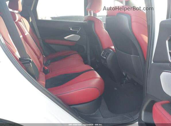 5J8TC2H62PL007647 2023 ACURA RDX White VIN კოდის სტიკერის ხედი