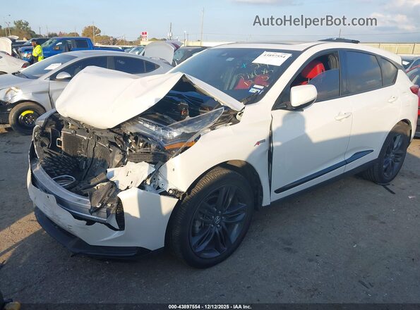 5J8TC2H62PL007647 2023 ACURA RDX White წინა მარცხენა ხედი სამი მეოთხედიდან