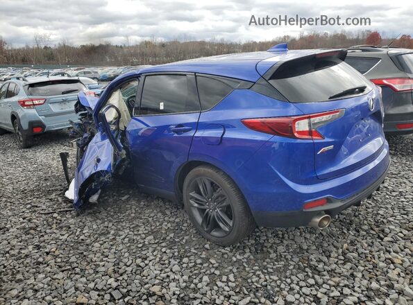 5J8TC2H63NL012689 2022 ACURA RDX Blue Trasero izquierdo