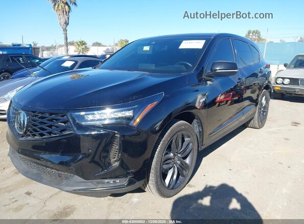 5J8TC2H64PL004443 2023 ACURA RDX Black Առջևի ձախ երեք քառորդ տեսարան
