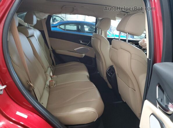 5J8TC2H74ML007265 2021 ACURA RDX Red უკანა სალონის ხედი