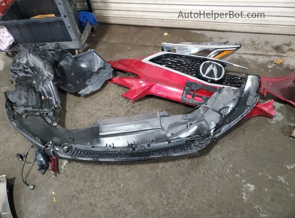 5J8TC2H74ML007265 2021 ACURA RDX Red VIN კოდის სტიკერის ხედი