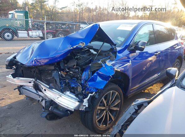 5J8TC2H80SL007057 2025 ACURA RDX Blue წინა მარცხენა ხედი სამი მეოთხედიდან