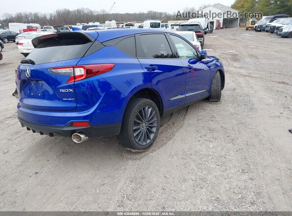 5J8TC2H83NL016629 2022 ACURA RDX Blue უკანა მარჯვენა