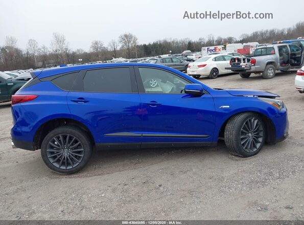5J8TC2H83NL016629 2022 ACURA RDX Blue უკანა სალონის ხედი
