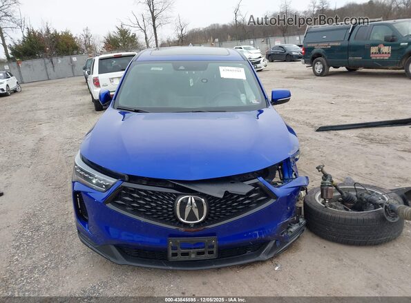 5J8TC2H83NL016629 2022 ACURA RDX Blue ხელსაწყოთა პანელის ხედი