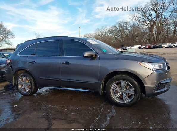 5J8YD4H33LL012502 2020 ACURA MDX Gray Widok zestawu wskaźników