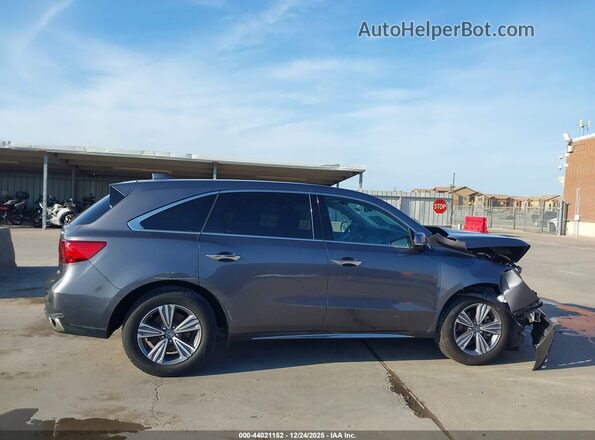 5J8YD4H3XLL006244 2020 ACURA MDX Gray Rear interior view