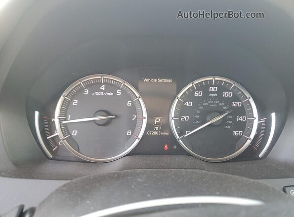 5J8YD4H55LL010932 2020 ACURA MDX Синий Вид щитка приборов