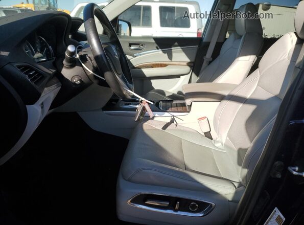 5J8YD4H55LL010932 2020 ACURA MDX Синий Вид салона спереди