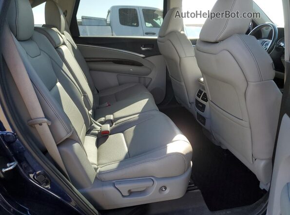 5J8YD4H55LL010932 2020 ACURA MDX Синий Вид задней части салона