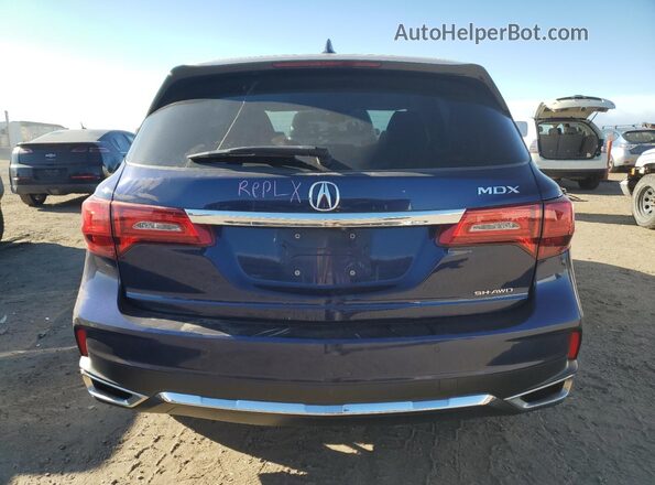5J8YD4H55LL010932 2020 ACURA MDX Синий Вид сзади