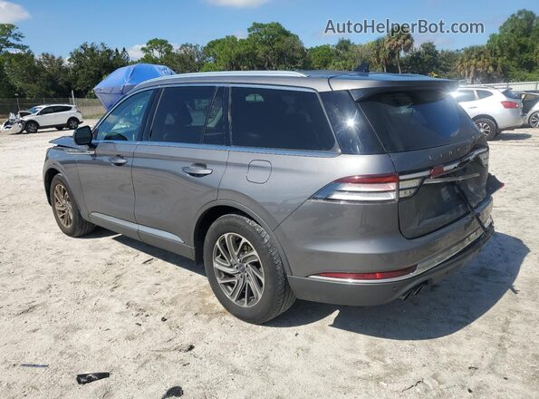5LM5J6WC5MGL16328 2021 LINCOLN AVIATOR Gray Հետևի ձախ