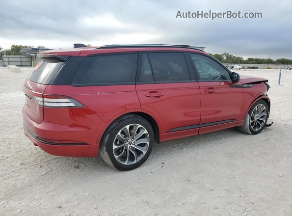 5LM5J6WC9SGL03790 2025 LINCOLN AVIATOR Maroon უკანა მარჯვენა