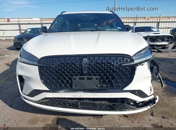 5LM5J7WC0SGL22900 2025 LINCOLN AVIATOR White Սարքավորումների վահանակի տեսք