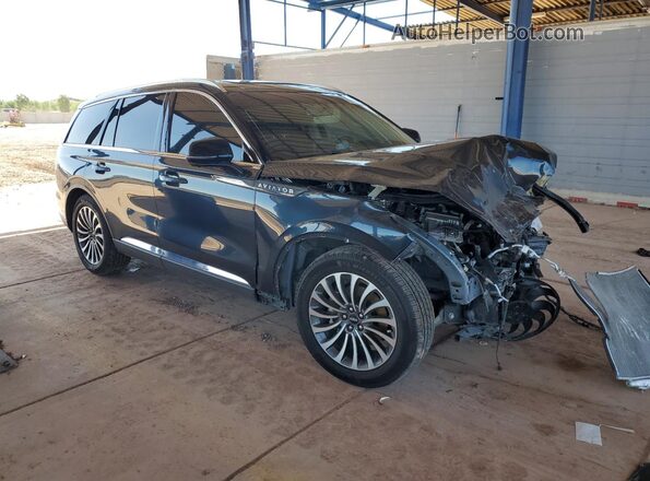 5LM5J7WC1NGL17113 2022 LINCOLN AVIATOR Charcoal Front right