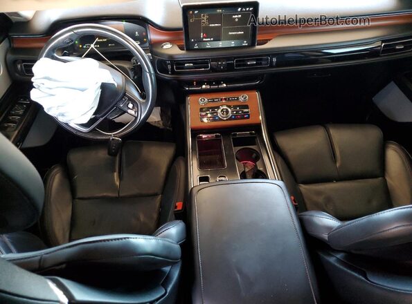 5LM5J7WC1NGL17113 2022 LINCOLN AVIATOR Charcoal Dashboard view