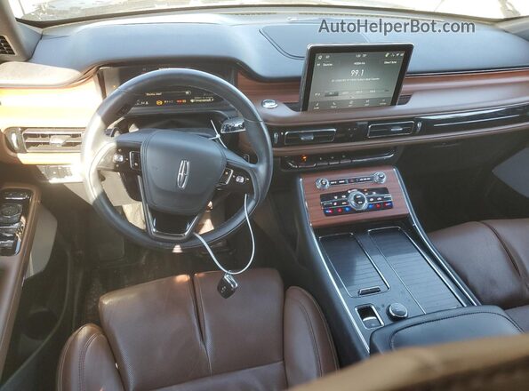 5LM5J7WC1RGL10622 2024 LINCOLN AVIATOR Black წინა პანელის ხედი