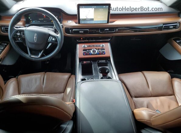 5LM5J7WC3NGL20899 2022 LINCOLN AVIATOR Cream წინა პანელის ხედი