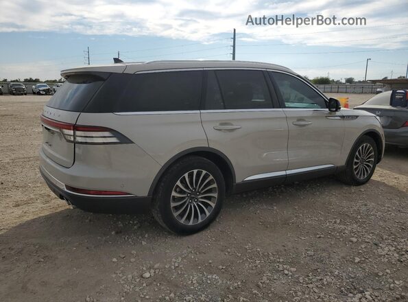 5LM5J7WC3NGL20899 2022 LINCOLN AVIATOR Cream უკანა მარჯვენა