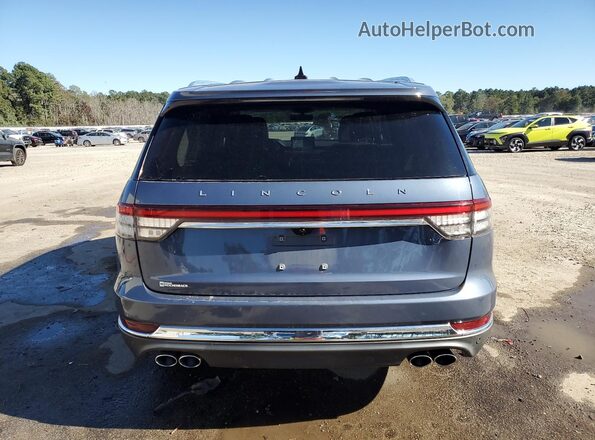 5LM5J7WC4MGL12728 2021 LINCOLN AVIATOR Blue Rear view