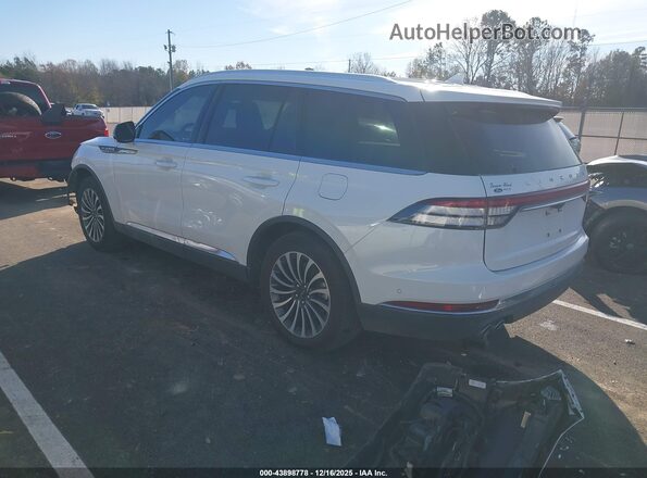 5LM5J7WC9NGL16680 2022 LINCOLN AVIATOR White უკანა მარცხენა