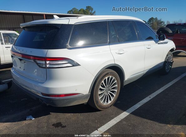 5LM5J7WC9NGL16680 2022 LINCOLN AVIATOR White უკანა მარჯვენა