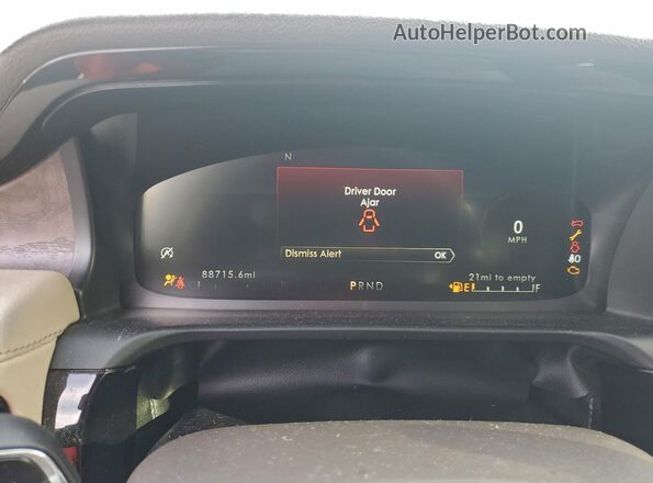 5LM5J7XC1LGL05653 2020 LINCOLN AVIATOR White Instrument cluster view