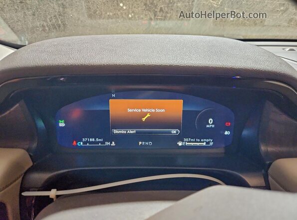 5LM5J7XC2NGL07561 2022 LINCOLN AVIATOR White Vista del cuadro de instrumentos