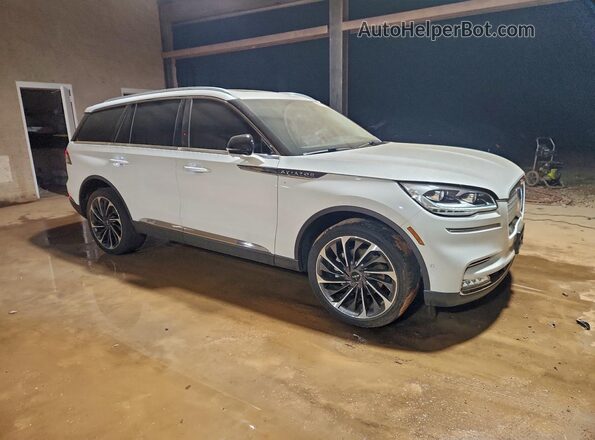 5LM5J7XC2NGL07561 2022 LINCOLN AVIATOR White Delantero derecho