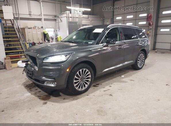 5LM5J7XC3LGL17027 2020 LINCOLN AVIATOR Gray წინა მარცხენა ხედი სამი მეოთხედიდან