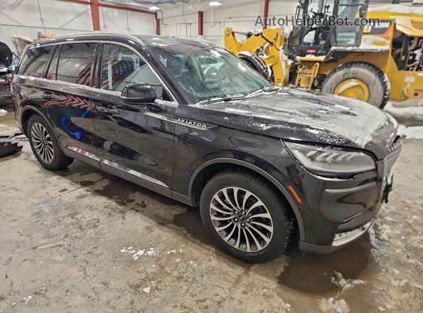 5LM5J7XC3LGL24284 2020 LINCOLN AVIATOR Black Przód prawy