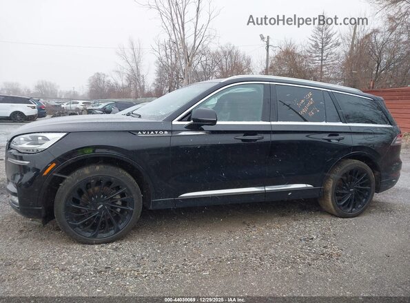 5LM5J7XC3MGL10953 2021 LINCOLN AVIATOR Black Սալոնի 360 աստիճան տեսք