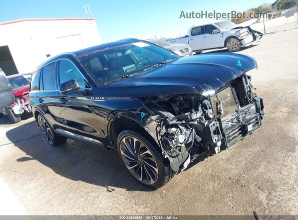 5LM5J7XC4LGL00625 2020 LINCOLN AVIATOR Black უკანა სალონის ხედი
