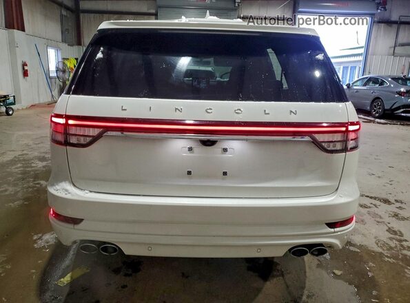 5LM5J7XC4MGL09245 2021 LINCOLN AVIATOR White Հետևի տեսք