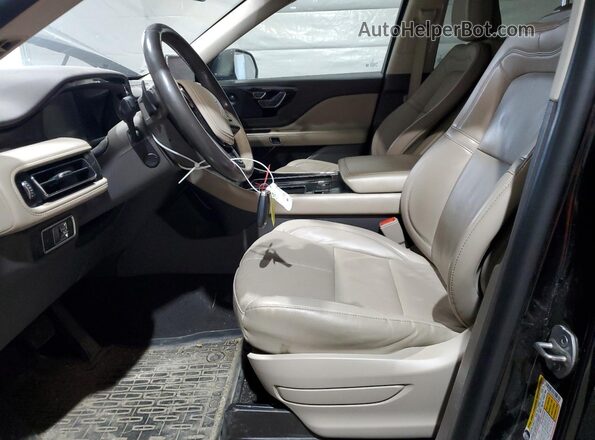 5LM5J7XC5LGL02805 2020 LINCOLN AVIATOR Black Вид салону спереду