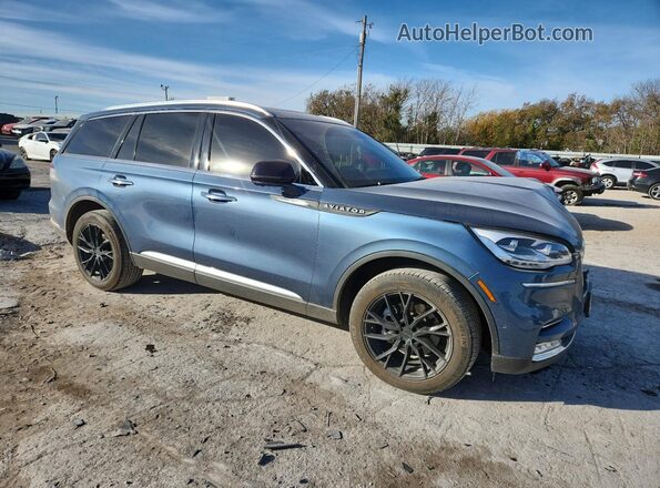 5LM5J7XC6LGL00397 2020 LINCOLN AVIATOR Blue წინა მარჯვენა