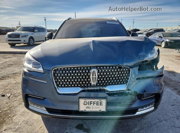 5LM5J7XC6LGL00397 2020 LINCOLN AVIATOR Blue წინა ხედი