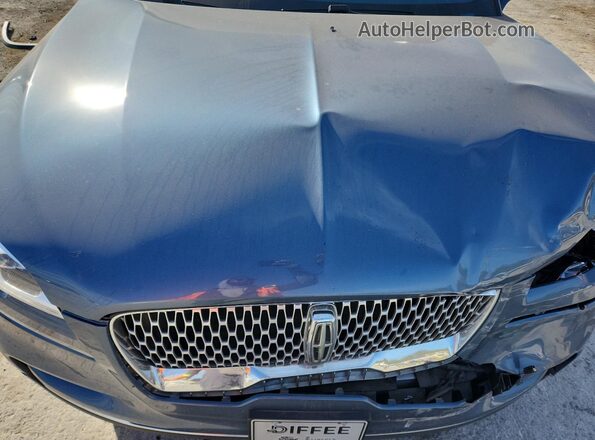 5LM5J7XC6LGL00397 2020 LINCOLN AVIATOR Blue ძრავის განყოფილების ხედი
