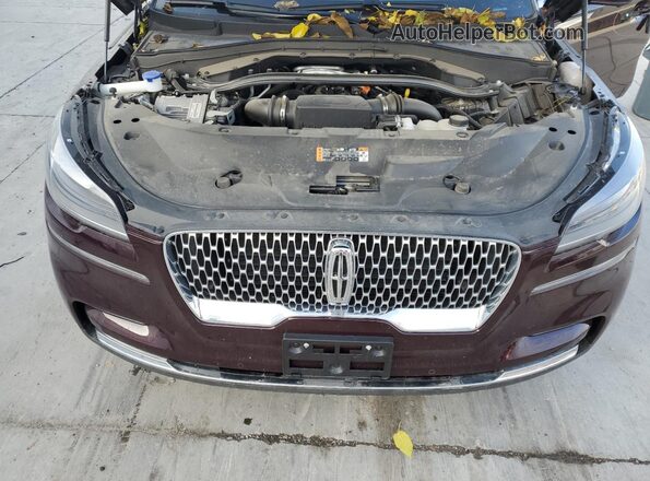 5LM5J7XC9RGL02377 2024 LINCOLN AVIATOR Burgundy Rear interior view