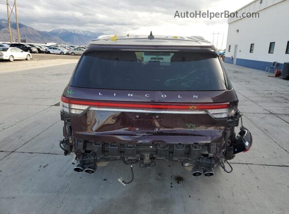 5LM5J7XC9RGL02377 2024 LINCOLN AVIATOR Burgundy Rear view