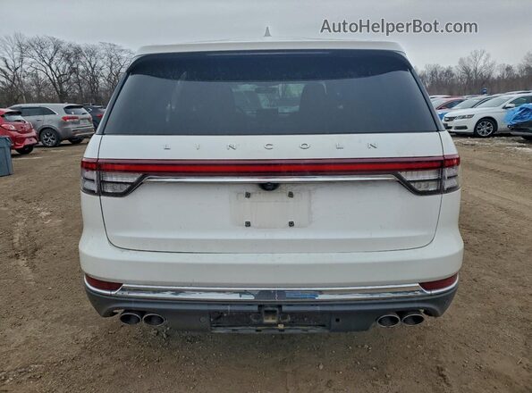 5LM5J7XCXMGL12795 2021 LINCOLN AVIATOR White Вид ззаду