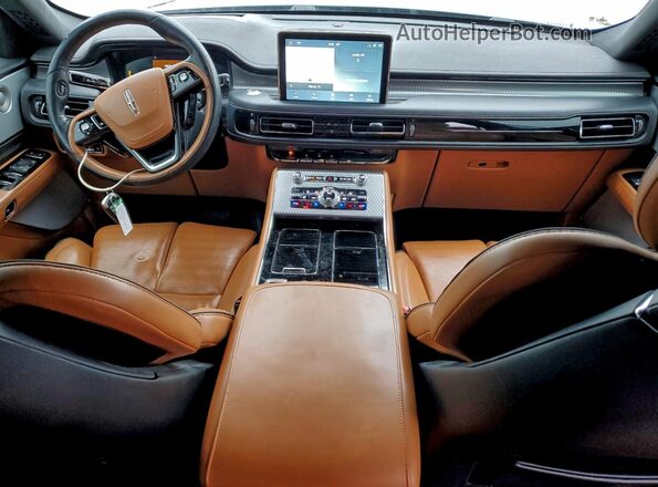 5LM5J9XC9LGL37682 2020 LINCOLN AVIATOR Charcoal Vista del salpicadero