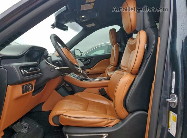 5LM5J9XC9LGL37682 2020 LINCOLN AVIATOR Charcoal Vista interior delantera