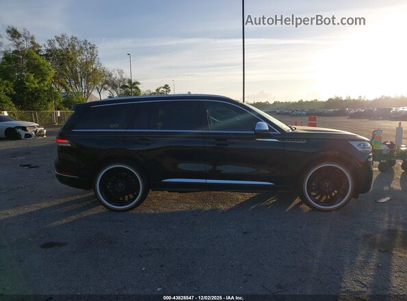 5LM5J9XCXMGL06815 2021 LINCOLN AVIATOR Black Вид задньої частини салону