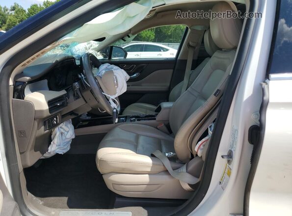 5LMCJ1C92MUL01399 2021 LINCOLN CORSAIR White Вид салону спереду