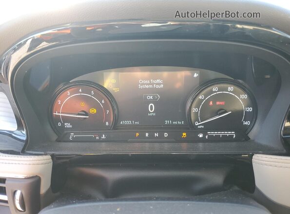 5LMCJ1C95NUL14746 2022 LINCOLN CORSAIR Gray ხელსაწყოთა პანელის ხედი