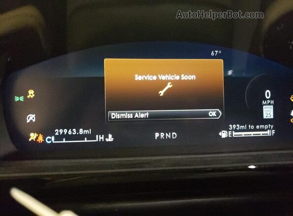 5LMCJ2D94MUL14756 2021 LINCOLN CORSAIR Blue Вид щитка приладів