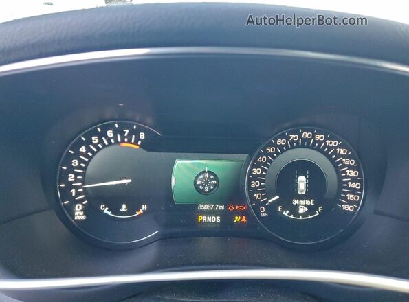 5LMCJ3D95GUJ00174 2016 LINCOLN MKC Silver Vista del cuadro de instrumentos