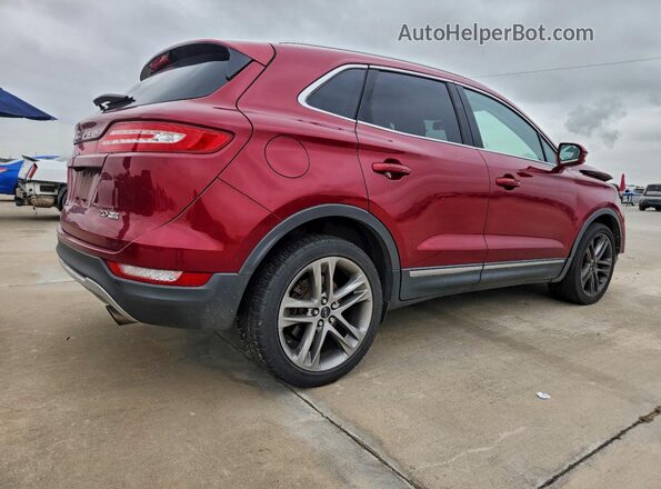 5LMCJ3D99GUJ27099 2016 LINCOLN MKC Maroon Задня права чверть